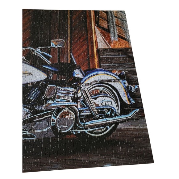 2003 Harley Davidson Puzzle 1000 Piece Catch Of The Day Scott Jacobs Complete - Picture 2 of 12
